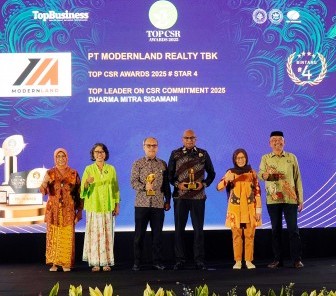 Modernland Realty Raih Penghargaan TOP CSR Awards 2025, Dharma Mitra Dinobatkan sebagai Pemimpin Visioner dalam Implementasi CSR